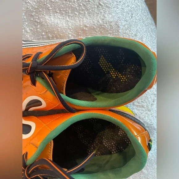 2010 PUMA Usain Bolt Orange, Yaams Running‎ Shoes Men's RARE US 10.5 - Picture 11 of 14
